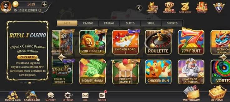 Royal X Casino Download APK v2.6 | Win Real Money Pakistan | 2026 3 Royal X Casino