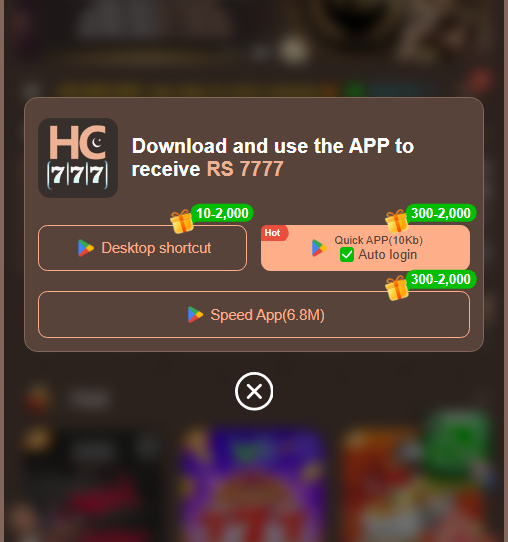 HC777 Game Download Latest Earning App For Android & IOS 2 HC7777