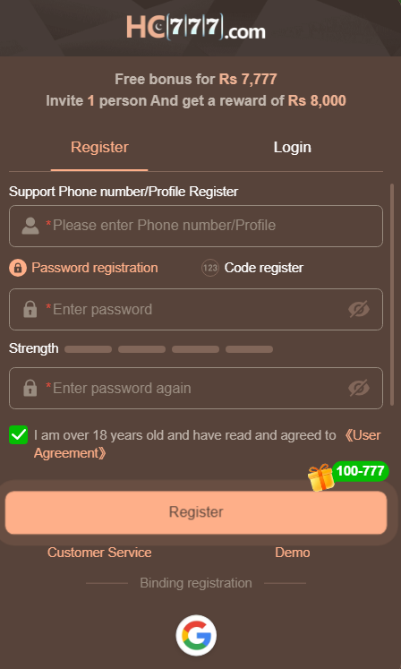 HC777 Game Download Latest Earning App For Android & IOS 4 HC777 game.com