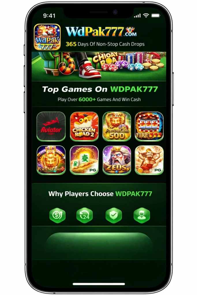 WDPAK777 Game Latest Earning Appp Get Free to Download 2 WDPAK777 Game